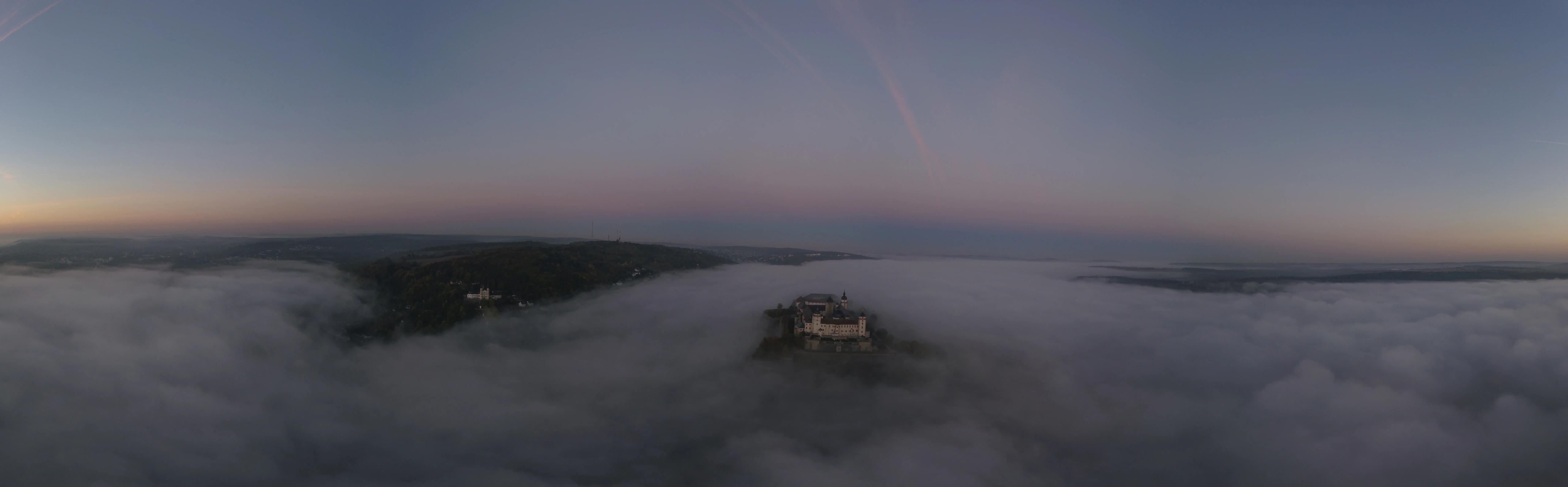 Würzburg – Blick auf die Festung Marienberg