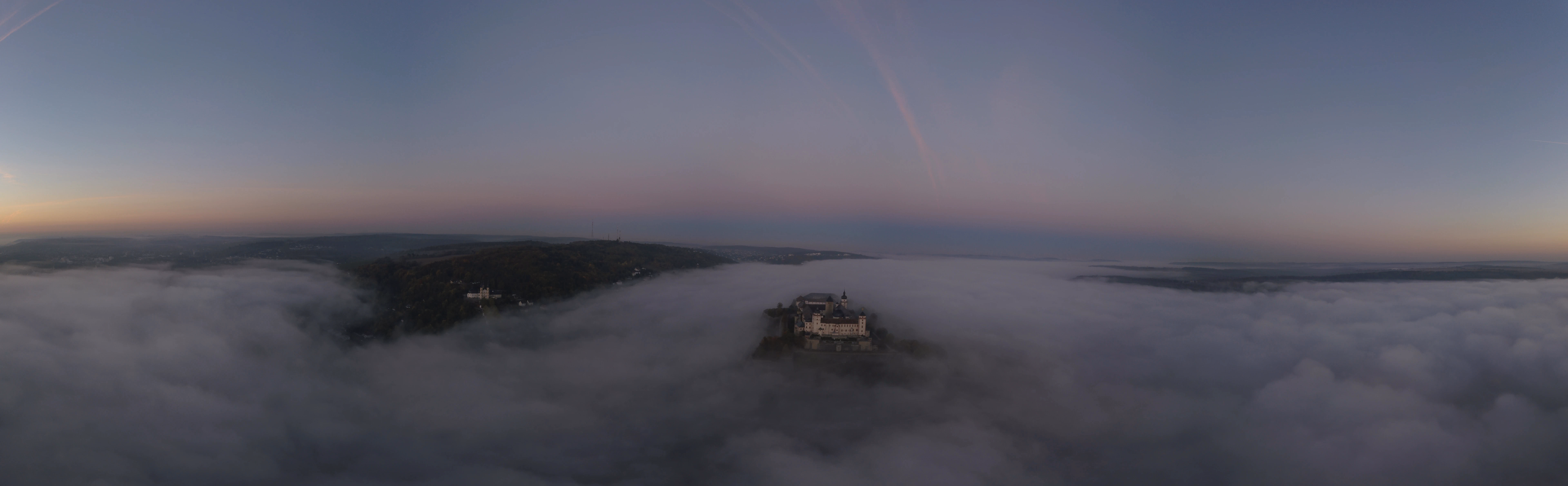 Würzburg – Blick auf die Festung Marienberg